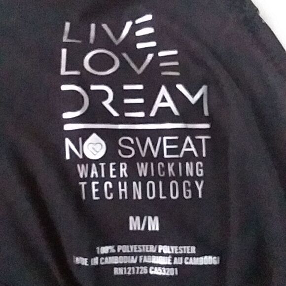 Tank Top with Elastic T Back Live Love Compete Women's size M - Picture 7 of 7